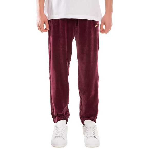 adidas Other - Velour Maroon Men’s Adidas Track Pants